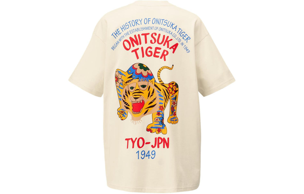 Onitsuka Tiger Graphic T-shirt 'Off White' 2183B304-700