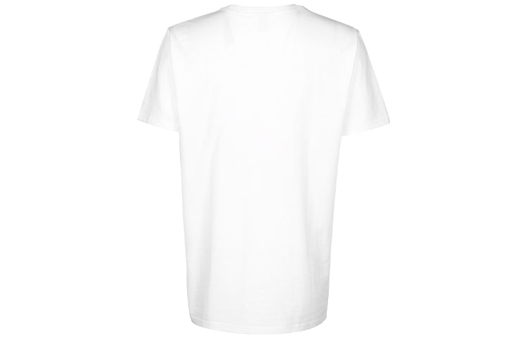 Men's Mitchell & Ness Big Face Series Large Logo Short Sleeve White SSTEBW19070-OMAWHIT