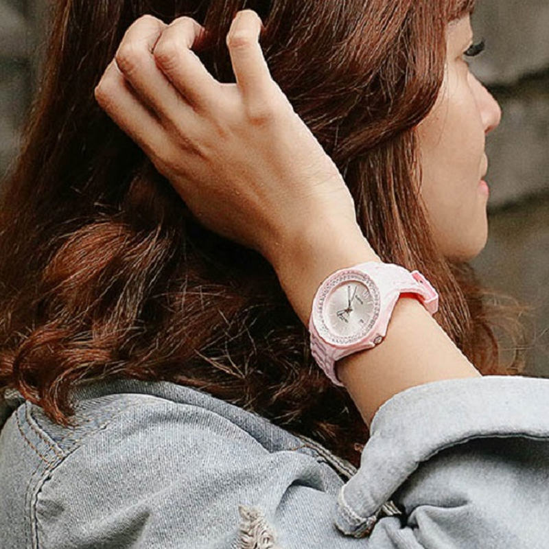 CASIO Waterproof 40.6mm Pink Analog LX-500H-4E4