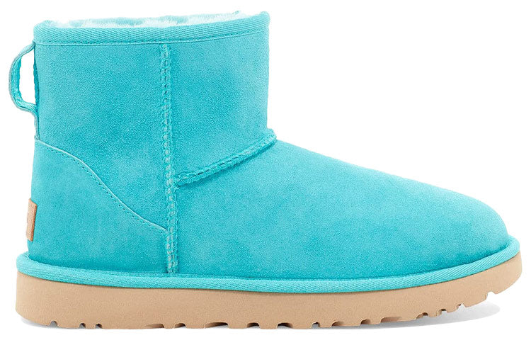 (WMNS) UGG Classic Mini II Boot Snow Boots Blue 1016222-CRWT