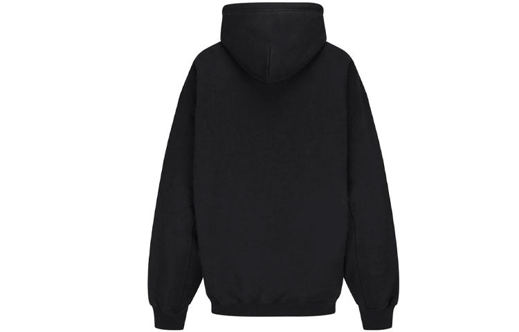 (WMNS) Balenciaga SS21 Printing Hoodie Black 641529TJVI71070