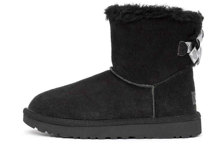 (WMNS) UGG Mini Bailey Bow 'Black' 1116635-BLK