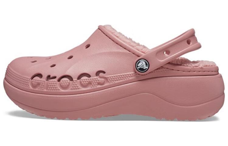 (WMNS) Crocs Baya Platform Lined Clog 'Pink' 208708-682