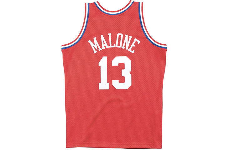 Mitchell & Ness NBA Karl Malone NBA 1991 All-Star West Swingman Red Jersey SMJYAC18003-ASWSCARKMA91