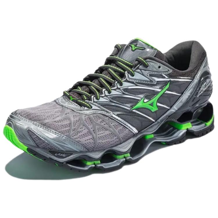 Mizuno Wave Prophecy 7 'Dark Grey Neon Green' J1GC180037