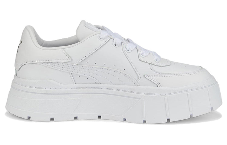 (WMNS) PUMA Mayze Stack Edgy 'Triple White' 388444-01