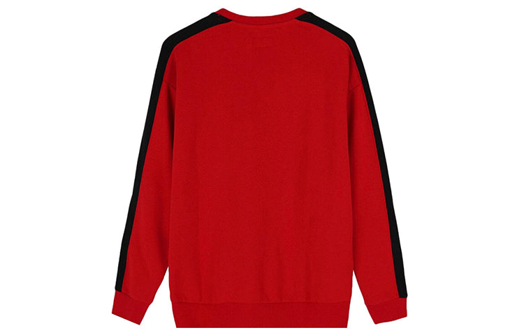 Converse Track Taping Crew Neck Sweatshirt Asia Sizing 'Red' 10017989-A03