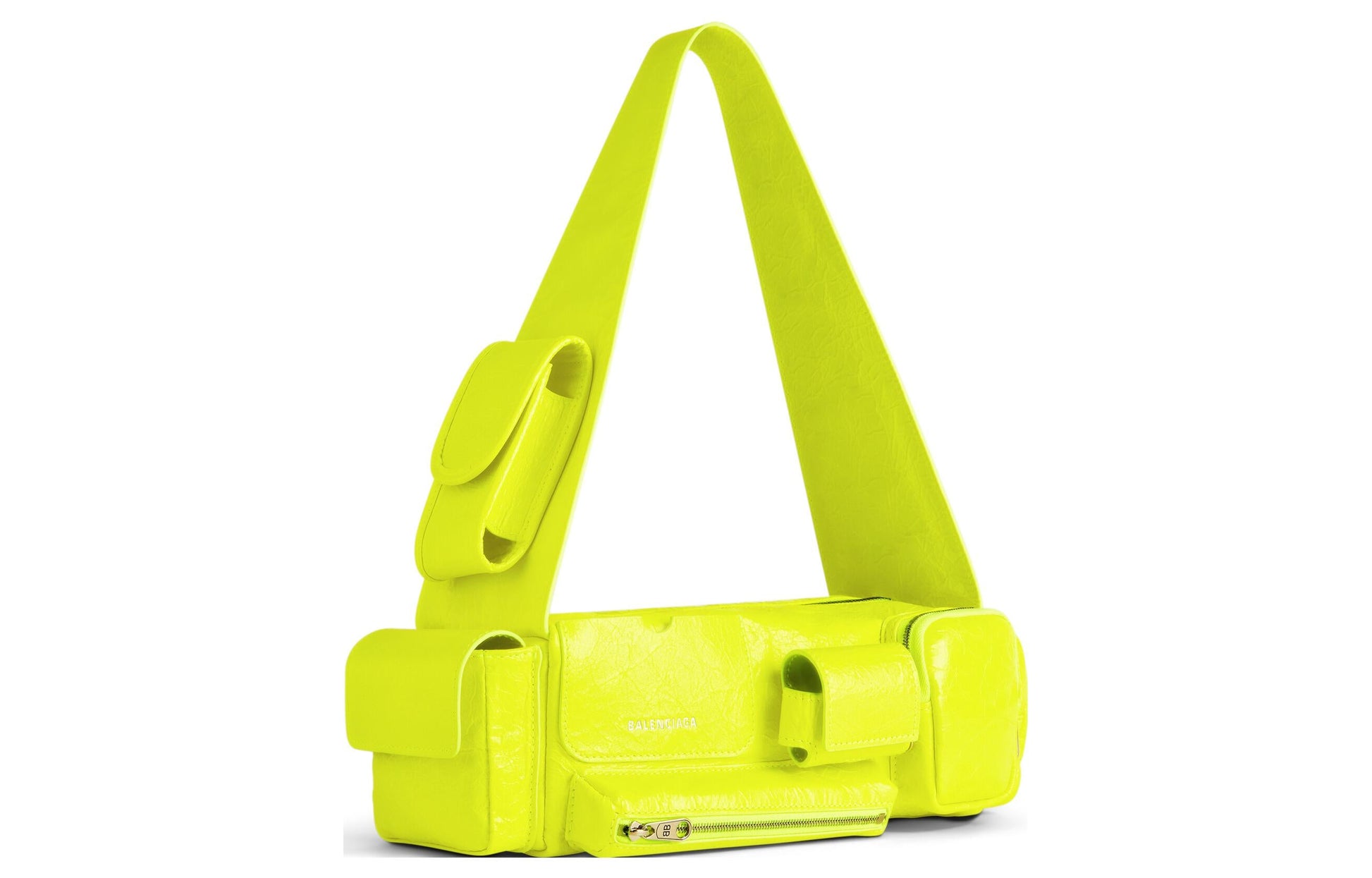 (WMNS) Balenciaga Superbusy Xs Sling Bag 'Fluo Yellow' 762516210CA7206
