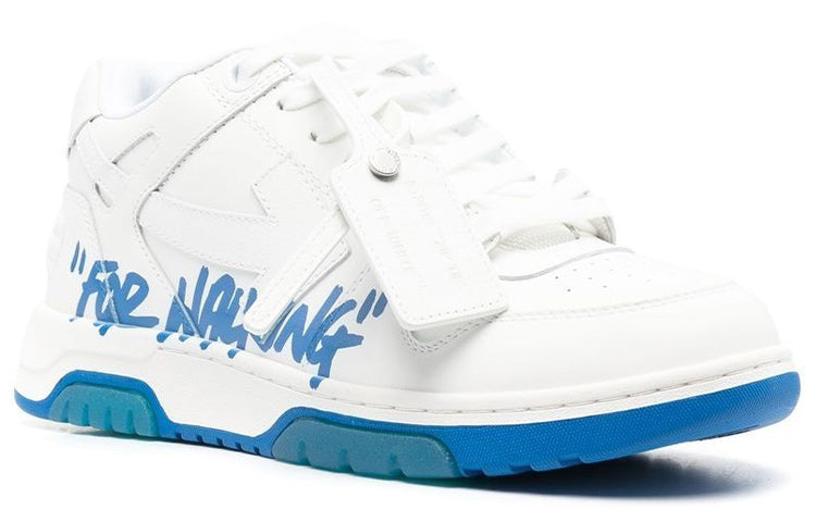 Off-White Out Of Office Low-Top For Walking Sneaker 'White Blue' OMIA189C99LEA0050142