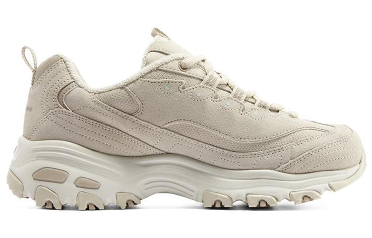 (WMNS) Skechers D'Lites 1.0 'White Cream' 149265-NAT