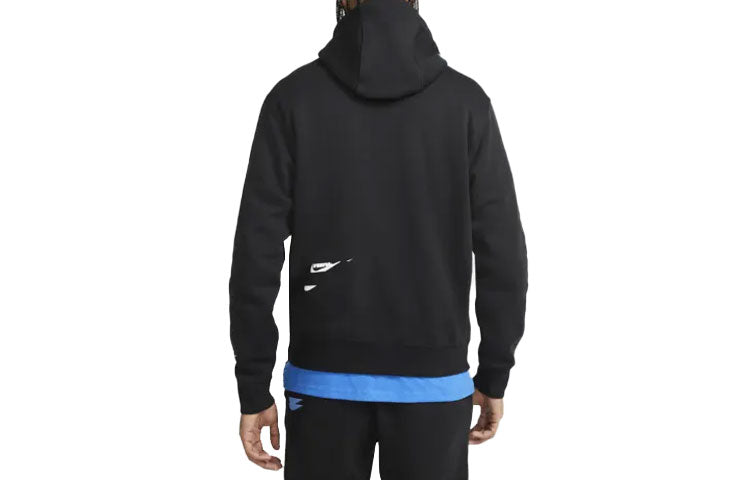 Nike Sportswear Sport Embroidered Logo Sports Hoodie 'Black' DM6873-010