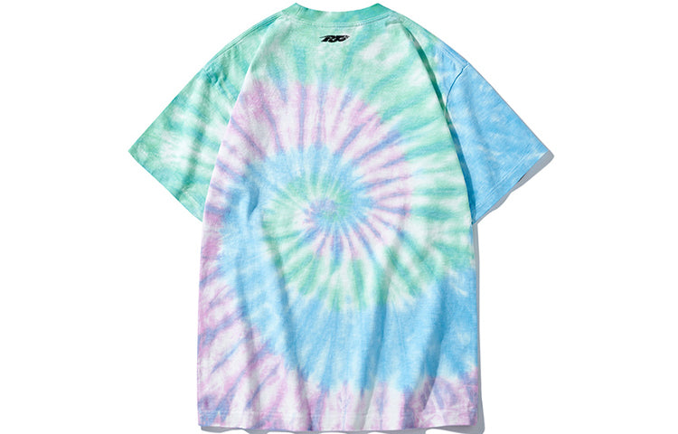 PJs Vigor Tie Dye Printing Short Sleeve Unisex Multi-Color 20SSTS1022-P