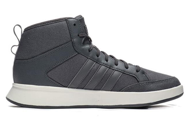 adidas Court80s Mid Lightweight Cozy Casual Skateboarding Shoes Gray EE9683