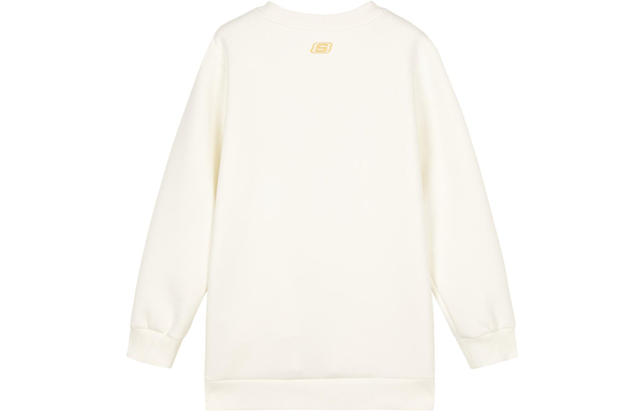 (GS) Skechers CNY Series Graphic Crew Sweater 'White Red' L123G006-0074