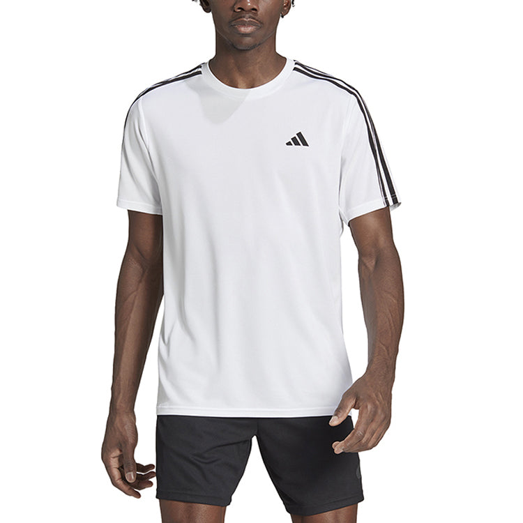 adidas Essentials 3-Stripes Training T-Shirt Asia Sizing 'White' IB8151