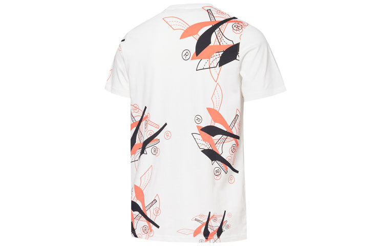 PUMA Formstrip Basketball T-Shirt 'White Black Red' 530734-01