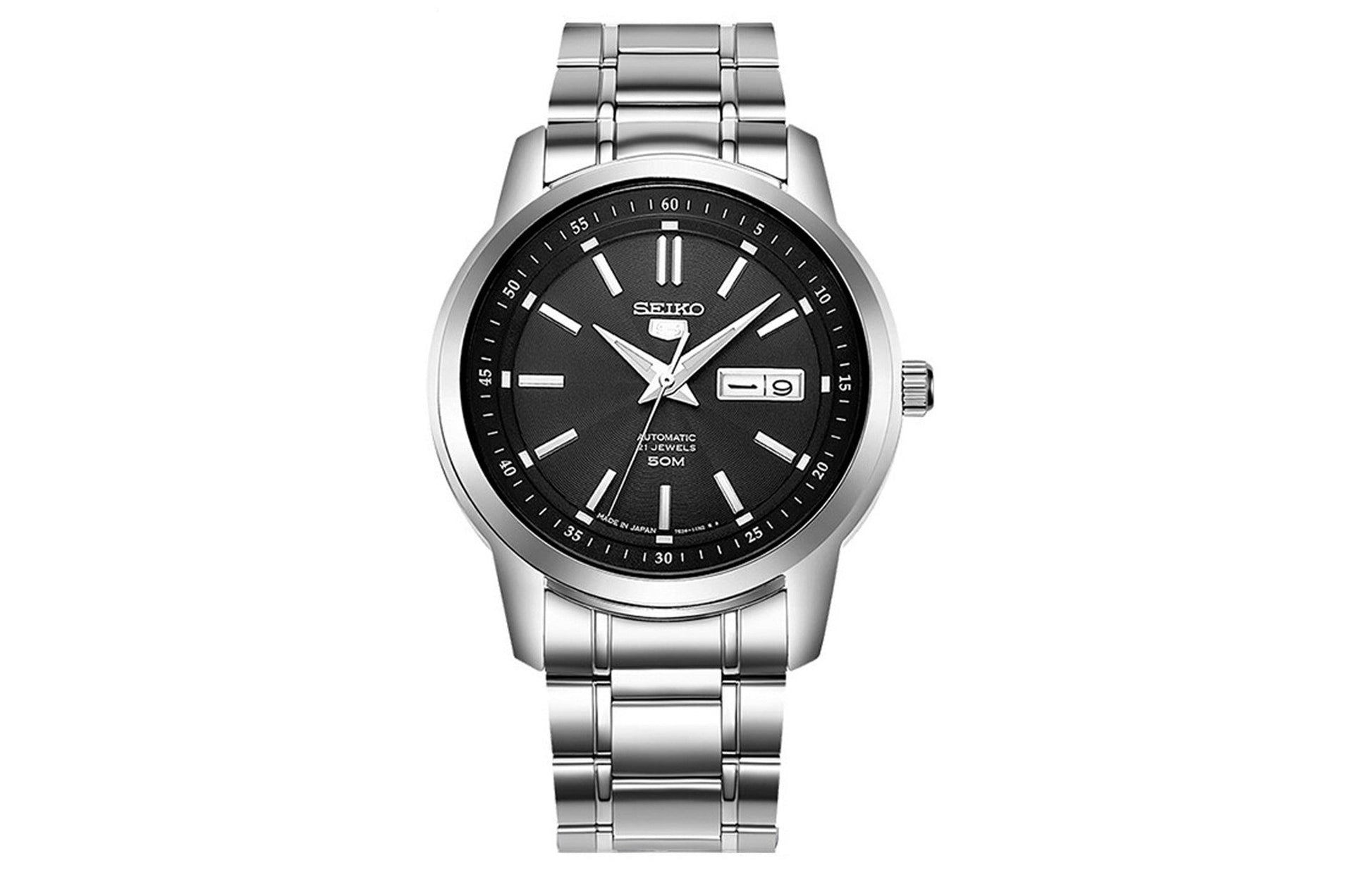 Men's SEIKO No. 5 Mechanical Business Casual Automatic Black SNKM87J1