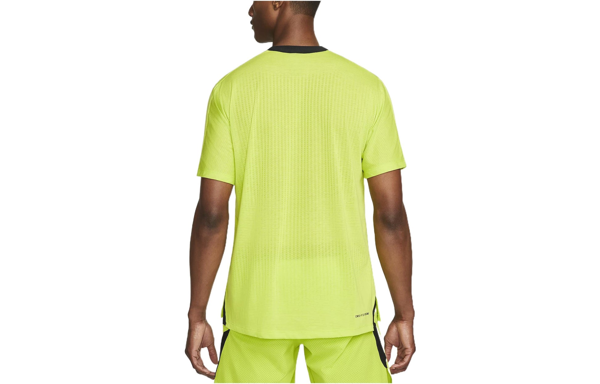 Men's Nike Pro Dri-FIT Adv Training Sports Quick Dry Solid Color Round Neck Short Sleeve Atomic Green T-Shirt DD1704-321
