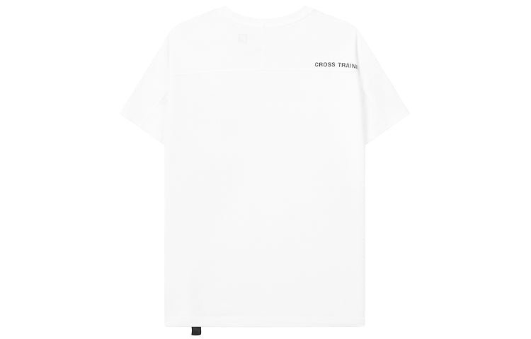 (WMNS) FILA Athletics Logo Printing Round Neck Sports Short Sleeve White A11W131103F-WT