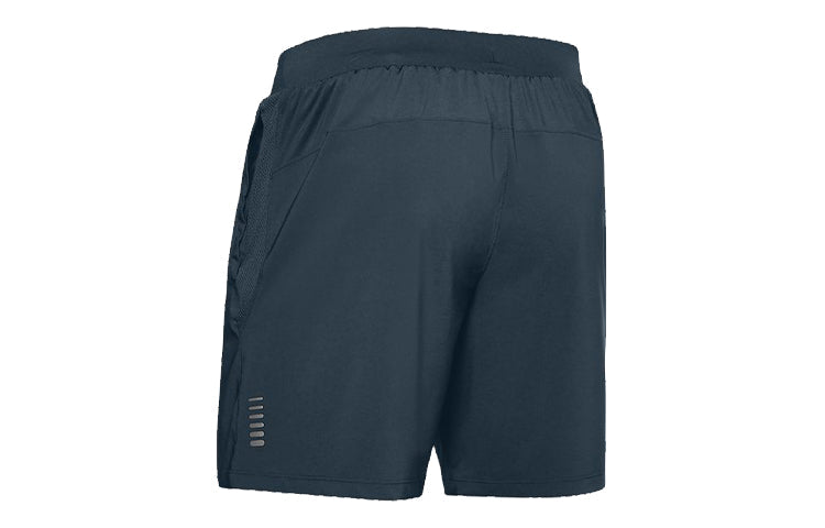 Under Armour Qualifier SpeedPocket Branded Linerless 7inch Shorts 'Dark Blue' 1350888-467