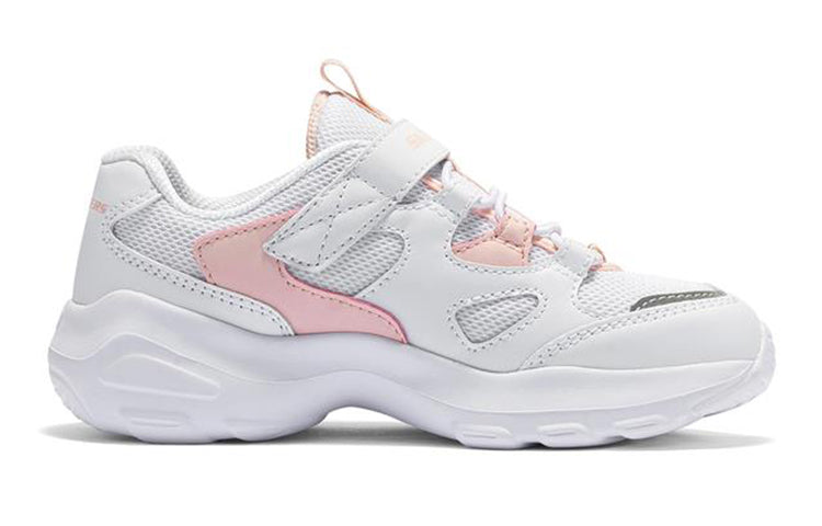 (GS) Skechers D'Lites Ultra 'White Pink' 664144L-WPK