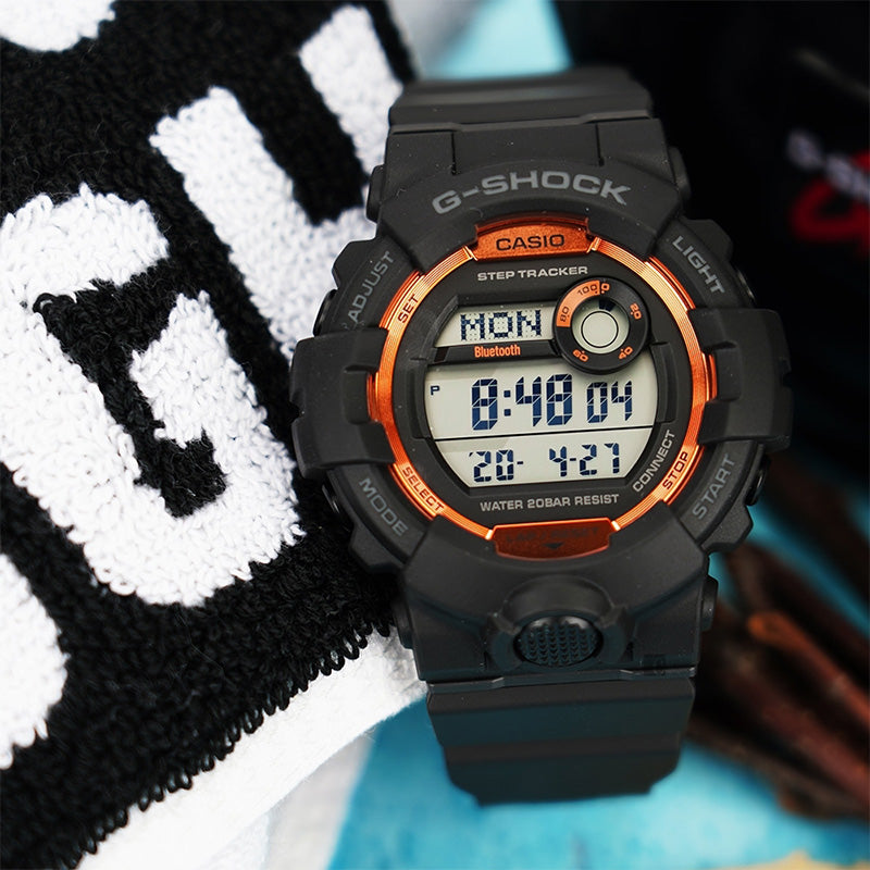 CASIO G-Shock Digital 'Black Orange' GBD-800SF-1