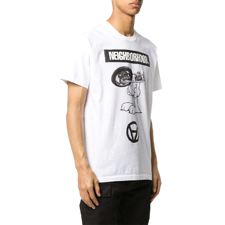 Men's NEIGHBORHOOD Artist Proof Printing White 201PCKSNST01S