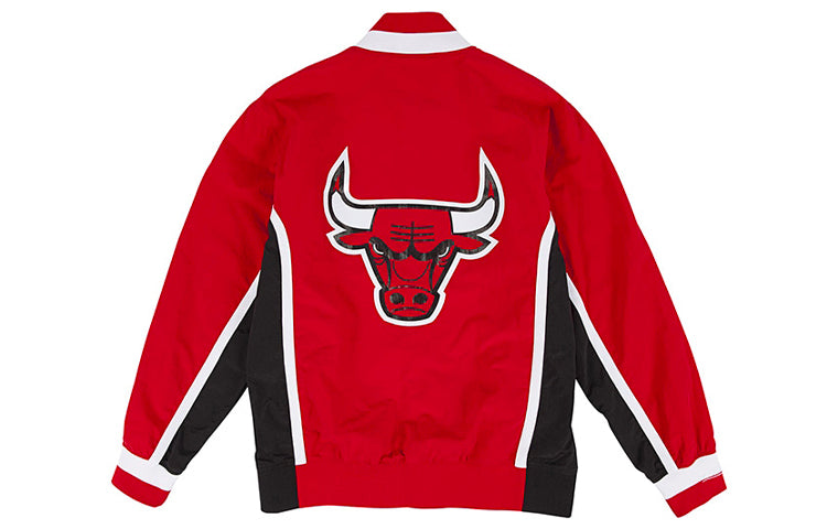 Mitchell & Ness NBA AU Training Jacket Chicago Bulls Couple Style Red 6056-300-92CBU