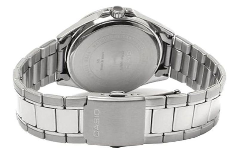 CASIO Waterproof Men's Stainless Steel Strap Black Dial Analog Mens MTP-SW300D-1A