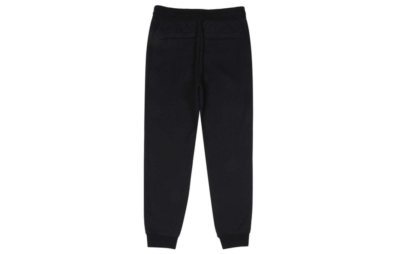 FILA Heritage Logo Printing jogging Bundle Feet Sports Pants Black FS2FPD1111X-BLK