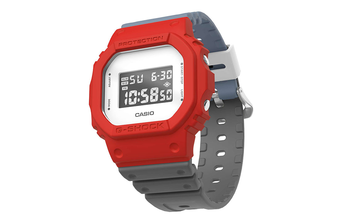 CASIO G-Shock Digital 'Red Grey' DWE-5610-PARK