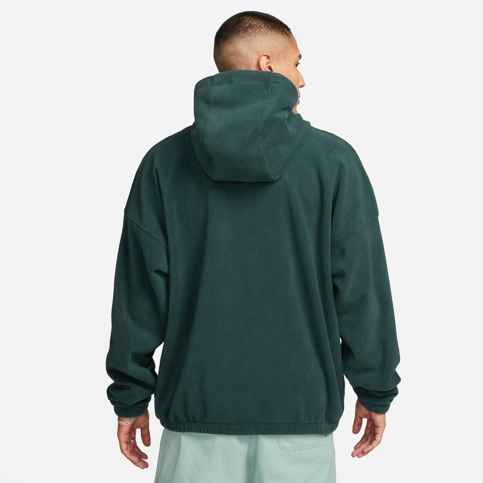 Nike Club Fleece+ Polar Fleece Pullover Hoodie 'Green' FB8388-328