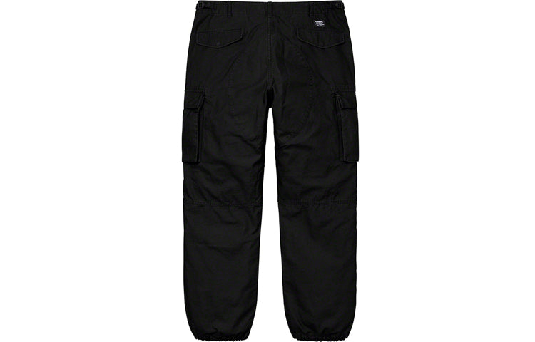 Supreme SS20 Week 1 Cargo Pant Drawstring Casual Pants Unisex Black SUP-SS20-107