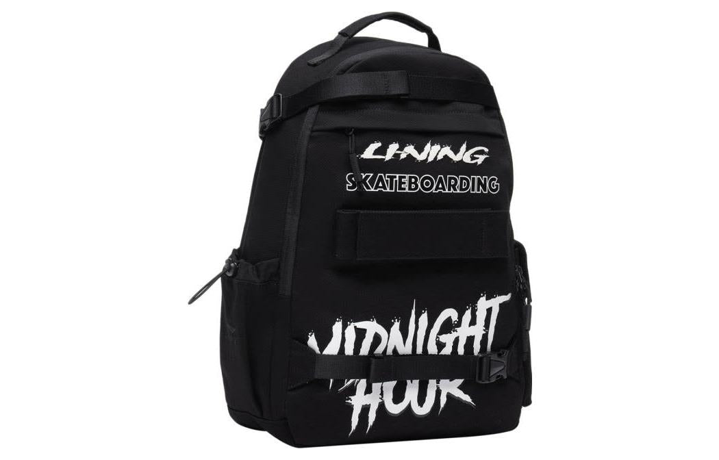 Li-Ning Skateboard Backpack 'Black White' ABSS051-1
