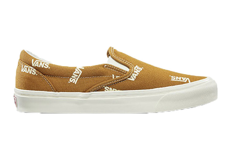 Vans OG CLASSIC SLIPON LX logo Brown VN0A45JKVQG