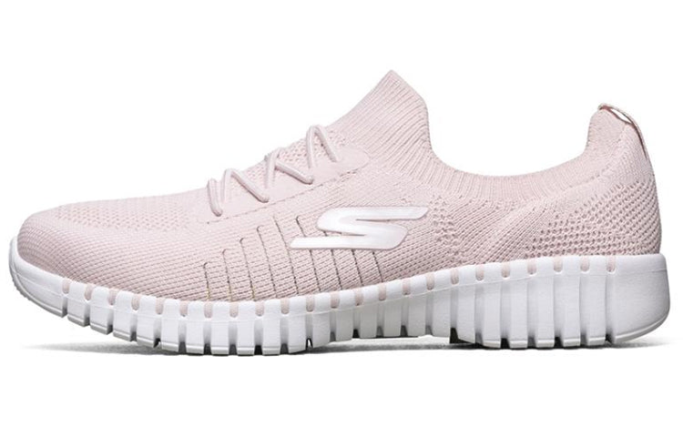 (WMNS) Skechers Go Walk Smart Pink/White 124051-LTPK