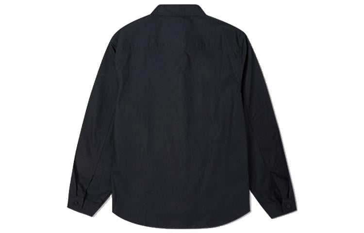 Converse Carpenter Pocket Button Down Long Sleeve Shirt Asia Sizing 'Black' 10022950-A03