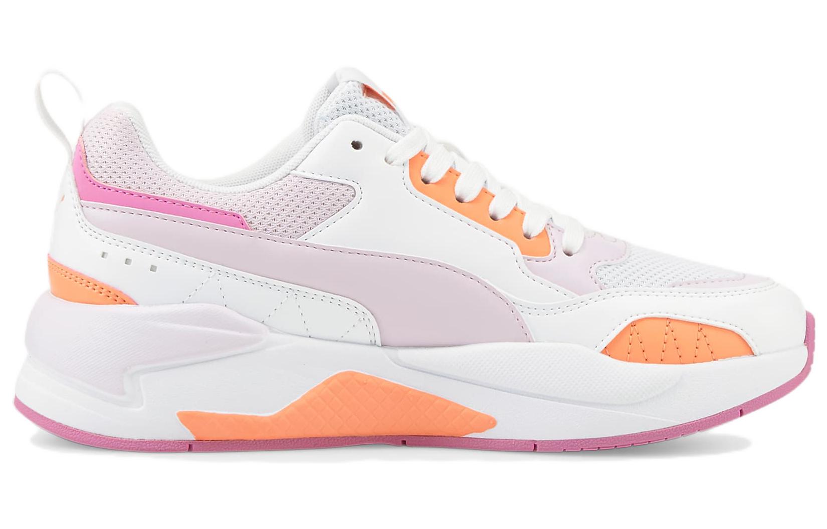 (WMNS) PUMA X-Ray 2 Square 'White Lavender Peach Pink' 373108-45