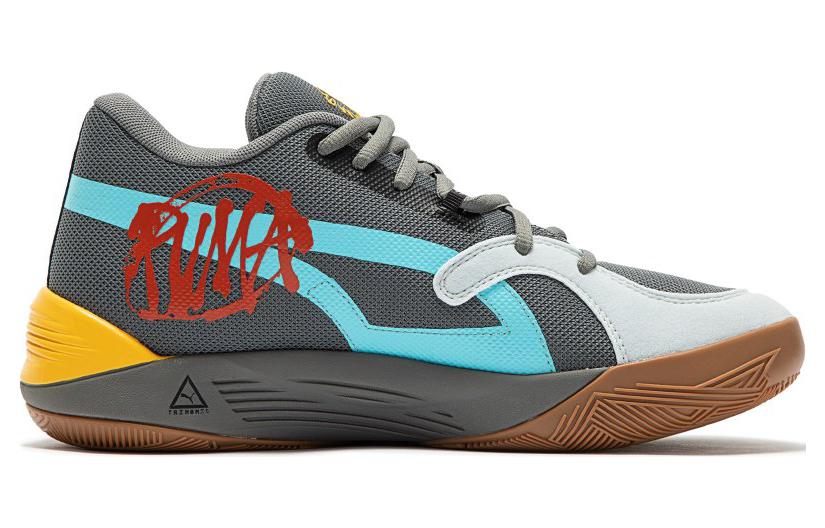 PUMA Trc Blaze Court Block Party 'Gray White Blue' 378961-01