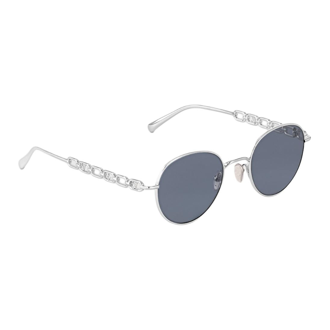 (WMNS) LOUIS VUITTON My LV Chain Small Round Sunglasses 'Silver' Z2512U
