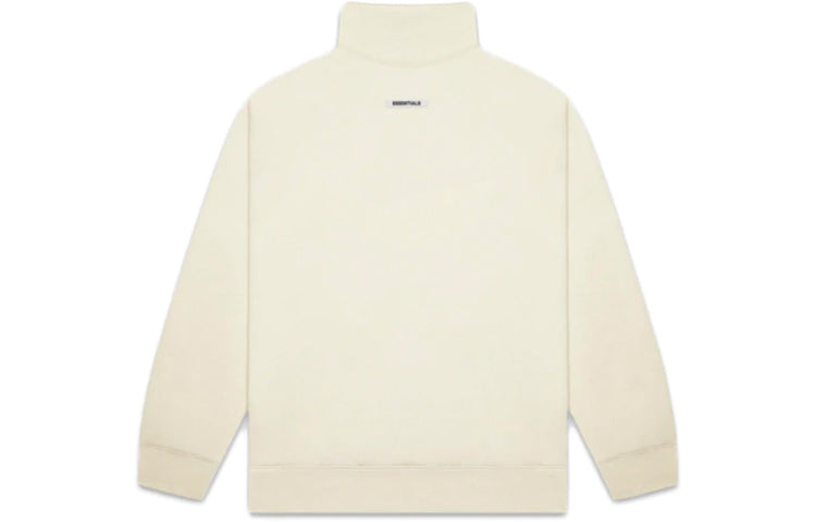 Fear of God Essentials SS20 Mock Neck Sweatshirt Buttercream FOG-SS20-272