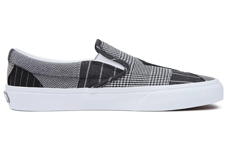 Vans Classic Slip-On Patchwork 'Gray Black' VN0A7Q4NHMU