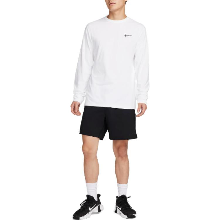 Nike Dri-FIT UV Hyverse Long-Sleeve Fitness Top 'White' FB8584-100