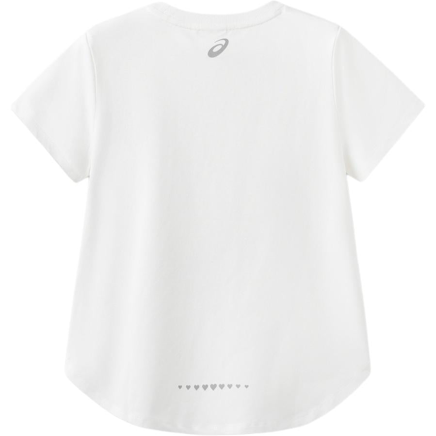(GS) ASICS Logo T-Shirt 'White Pink' 332241174027-10