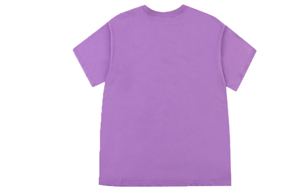 MLB Los Angeles Dodgers Large Logo Printing Short Sleeve Unisex Purple 31TSU1031-07V