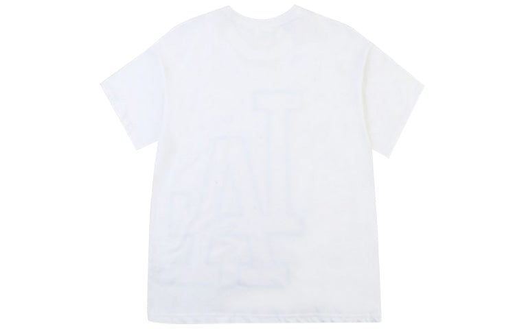 MLB Los Angeles Dodgers Large Logo Printing Short Sleeve Unisex White 31TSU1031-07W