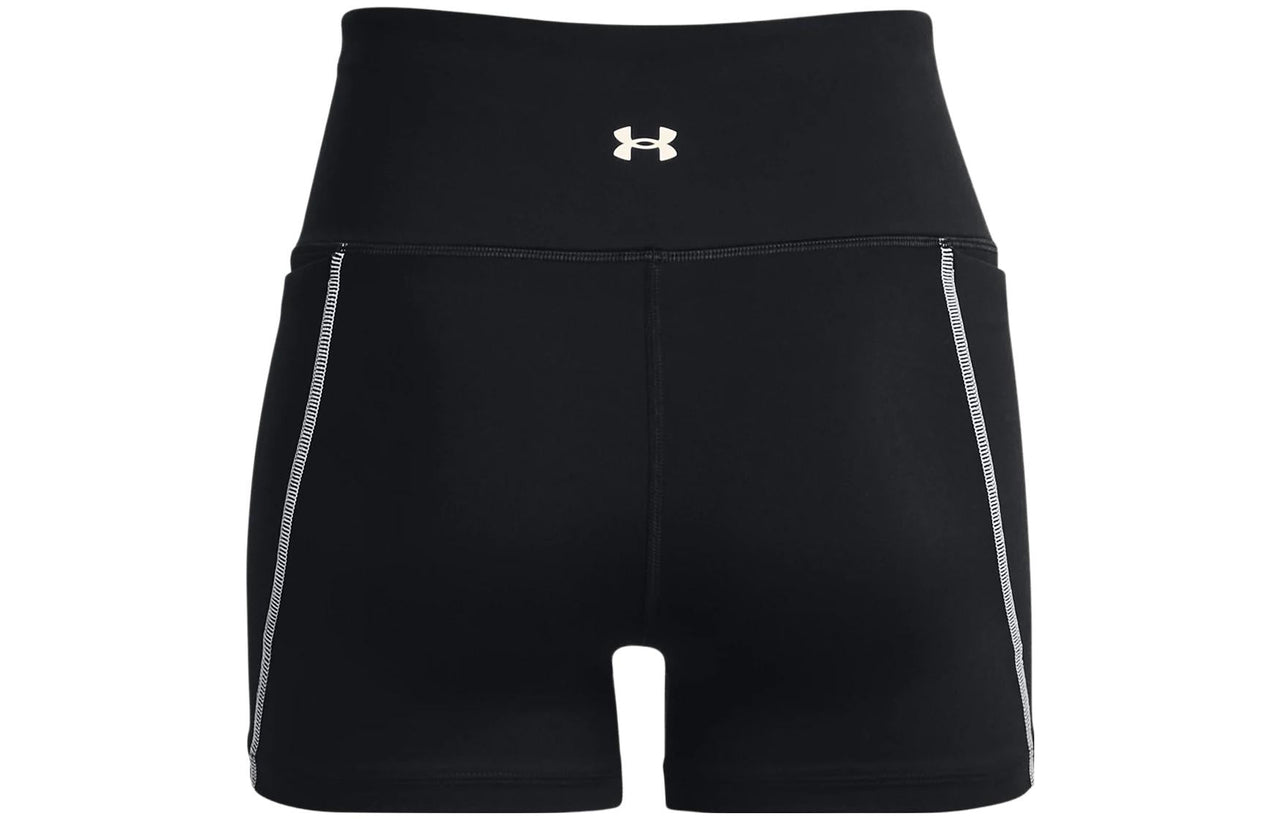 (WMNS) Under Armour Project Rock Meridian Shorts 'Black' 1377461-001