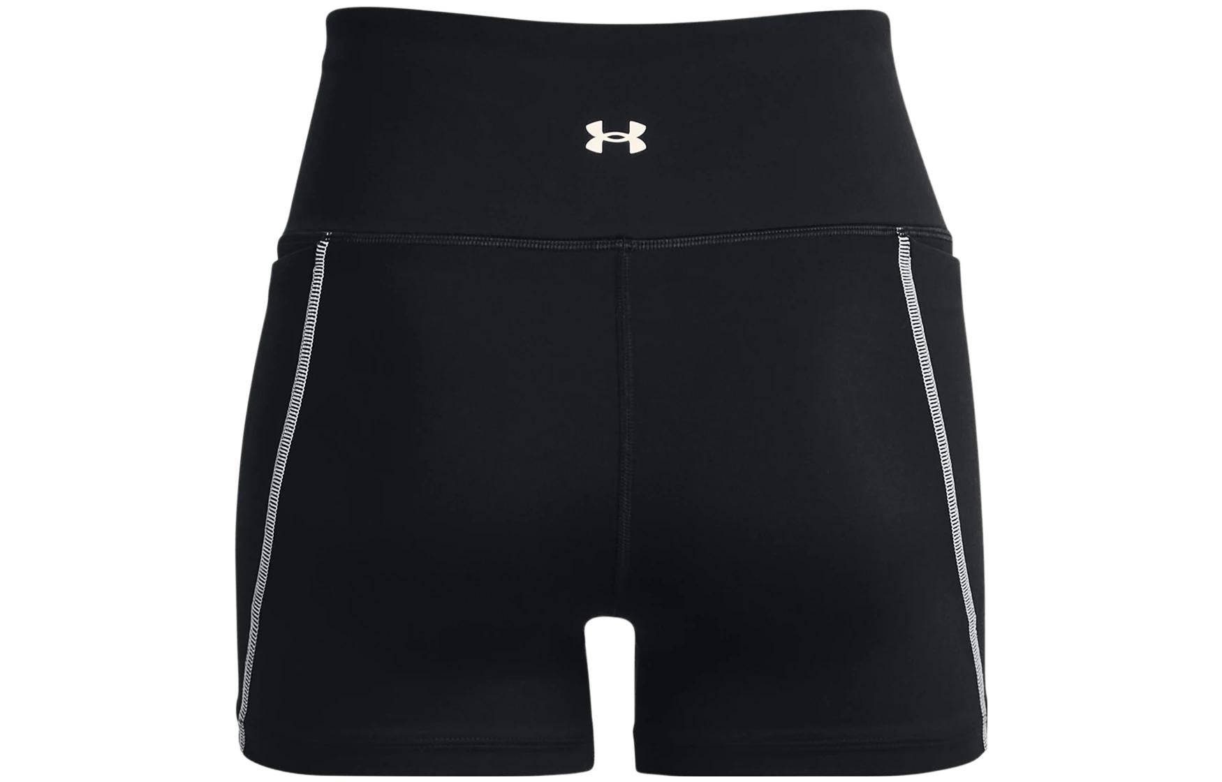 (WMNS) Under Armour Project Rock Meridian Shorts 'Black' 1377461-001