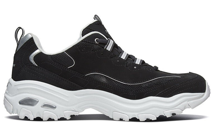 Skechers D'Lites 1.0 Low Running Shoes Black 666090-BLK
