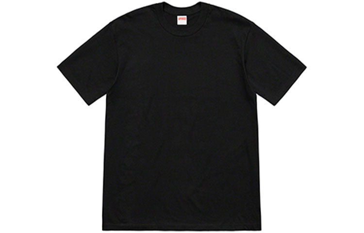 Supreme SS19 Headline Tee Black Slogan logo Short Sleeve Unisex SUP-SS19-760
